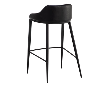 NAHLA ASTRA BARSTOOL - BLACK - NIGHTFALL BLACK