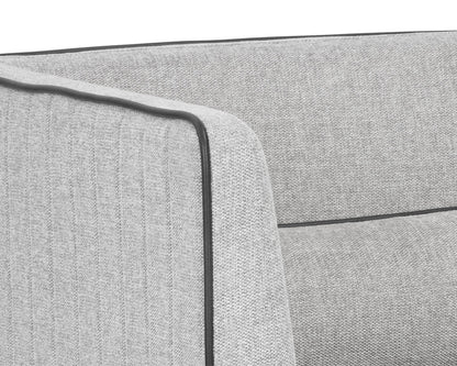 NAHLA BATAVIA ARMCHAIR - BELFAST HEATHER GREY