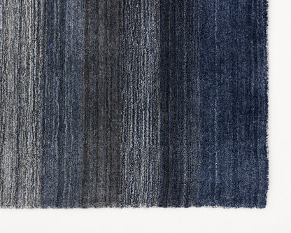 NAHLA LAGOS HAND-LOOMED RUG - BLUE - 9' X 12'