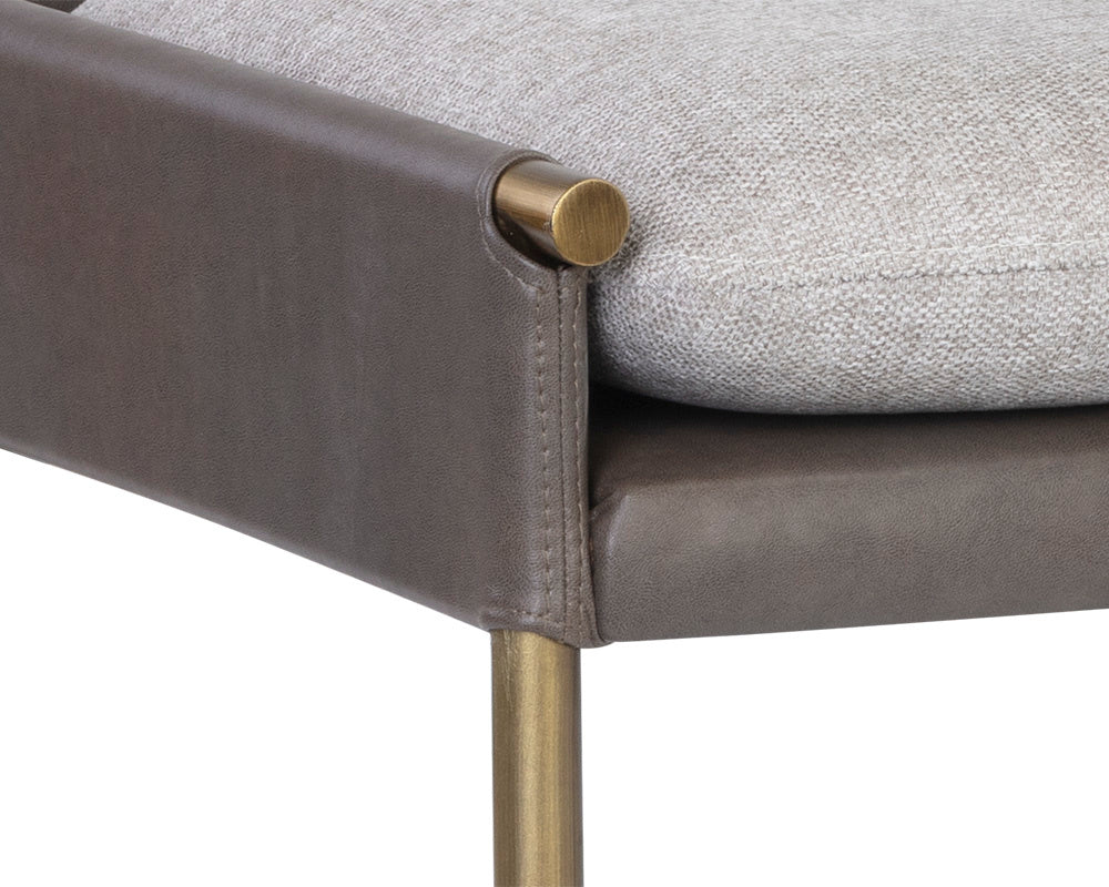 NAHLA BELLEVUE BENCH - BELFAST HEATHER GREY / BRAVO ASH