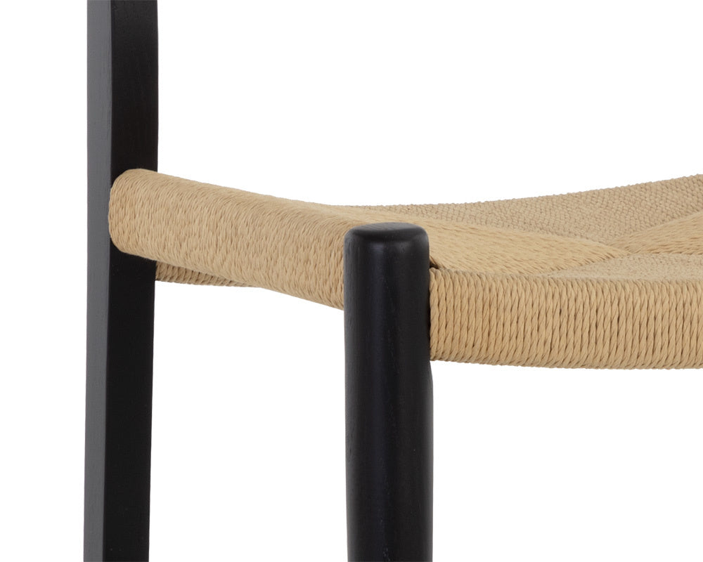NAHLA BONDI COUNTER STOOL - BLACK