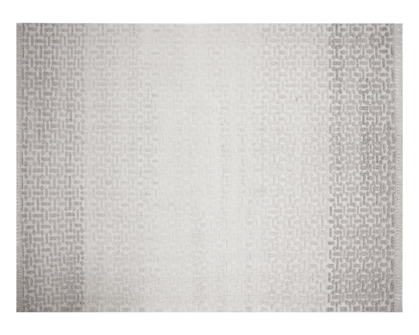 NAHLA INGRID HAND-KNOTTED RUG - GREY / IVORY - 9' X 12'