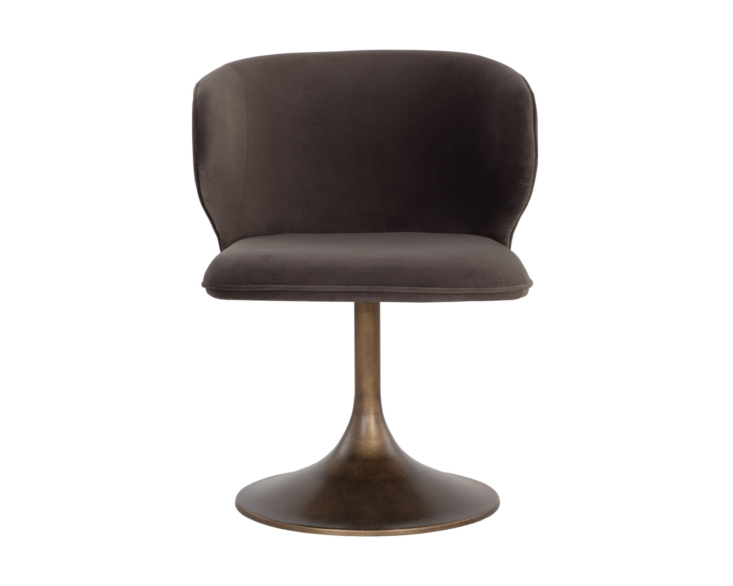 NAHLA SIMONE SWIVEL DINING CHAIR - MEG ASH