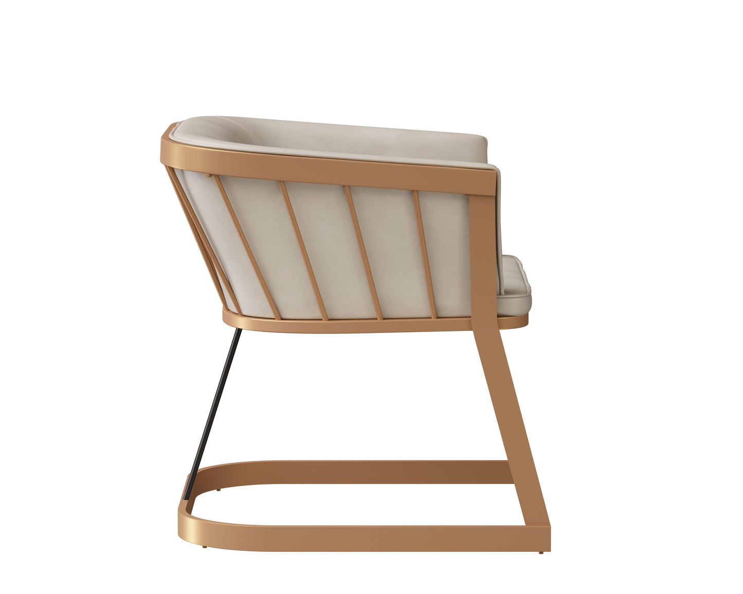 NAHLA CAILY LOUNGE CHAIR - BRAVO CREAM