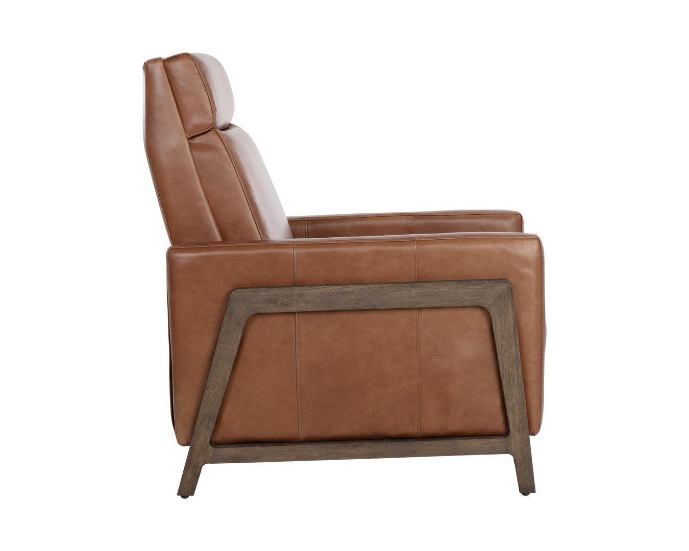 NAHLA BRANDON RECLINER - SHALIMAR TOBACCO LEATHER