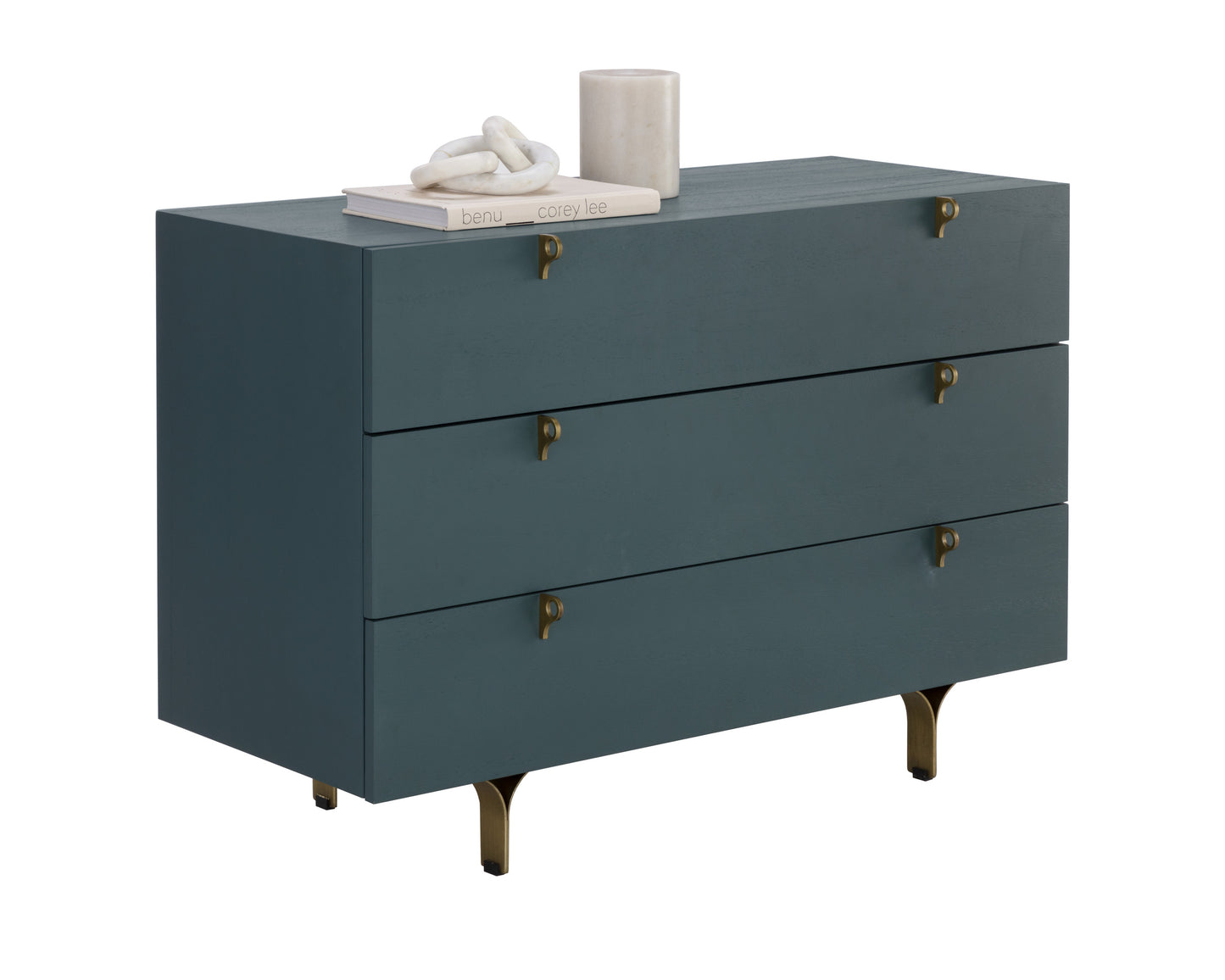 NAHLA CELINE DRESSER - TEAL