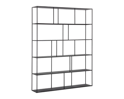 NAHLA EIFFEL BOOKCASE - EXTRA LARGE - BLACK