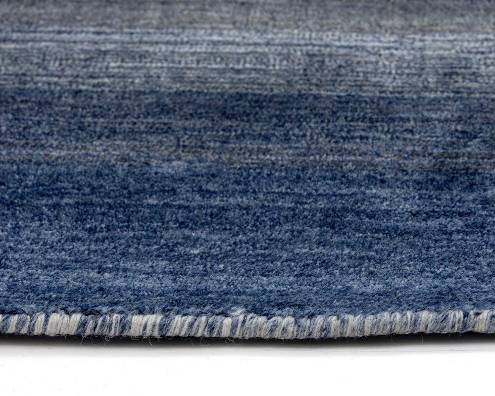 NAHLA LAGOS HAND-LOOMED RUG - BLUE - 8' X 10'