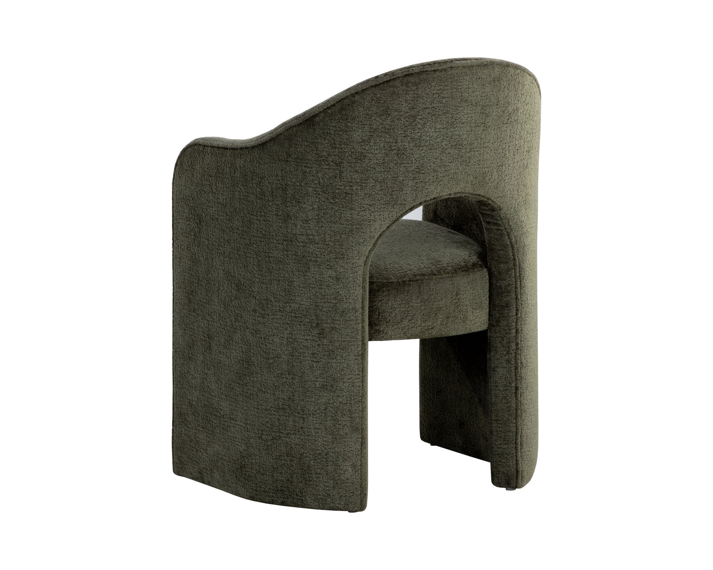 NAHLA ANAYA DINING ARMCHAIR - BERGEN OLIVE