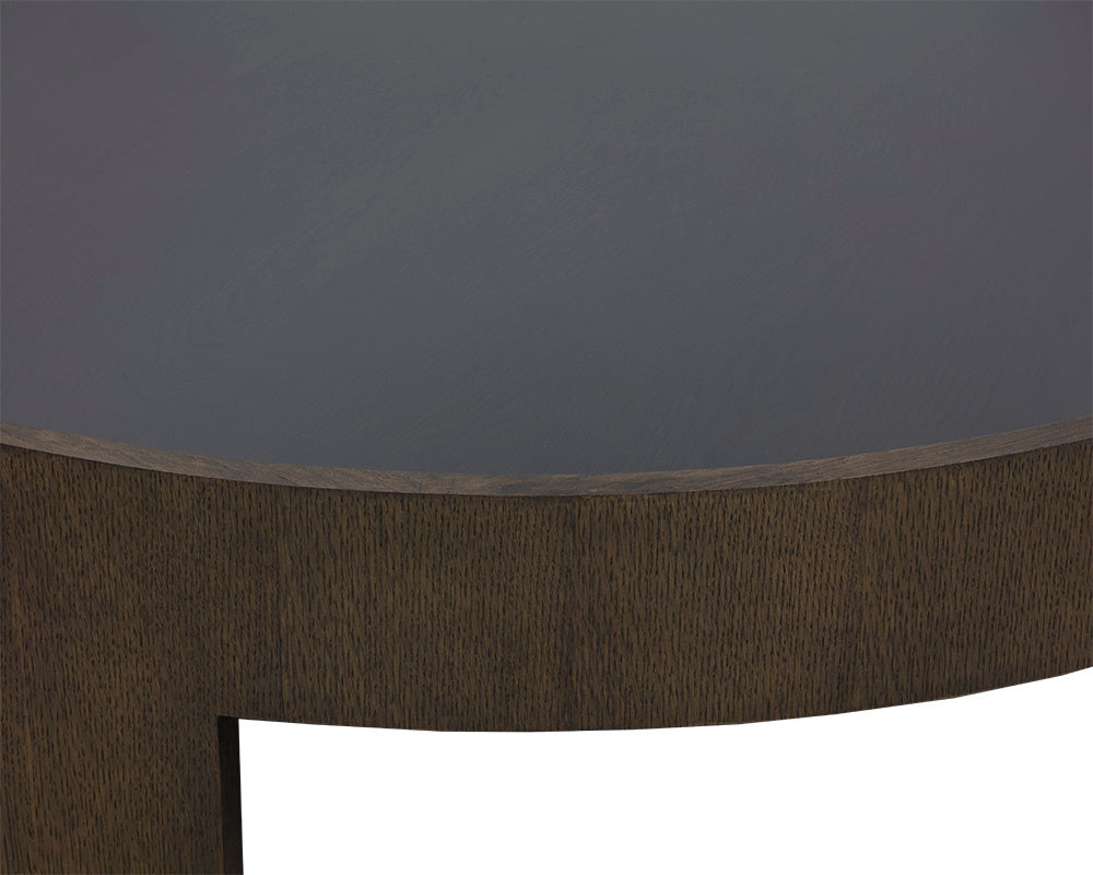 NAHLA BRUNETTO COFFEE TABLE - LARGE - DISTRESSED BROWN