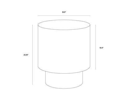 NAHLA FRIDA END TABLE