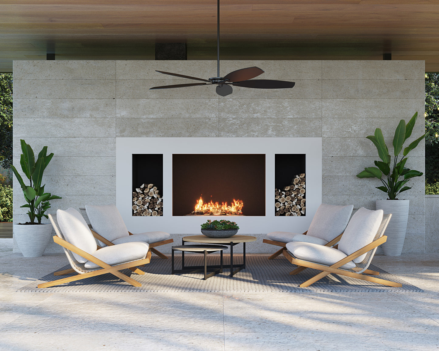 NAHLA AMALFI COFFEE TABLE - SMALL - GREY
