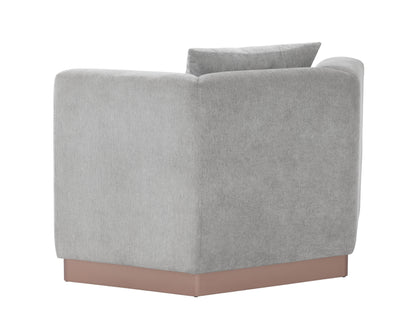 NAHLA AMALIA ARMCHAIR - POLO CLUB STONE