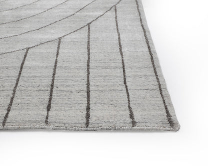 NAHLA FEZ HAND-LOOMED RUG - IVORY / GREY - 8' X 10'