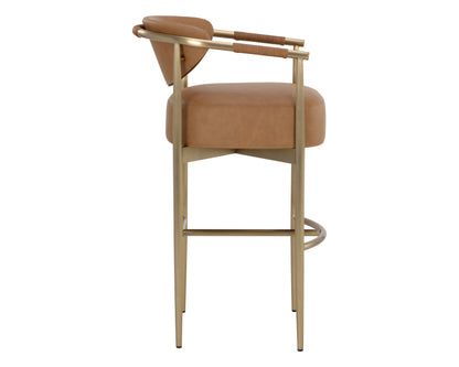 NAHLA HELOISE BARSTOOL - MILLIKEN COGNAC