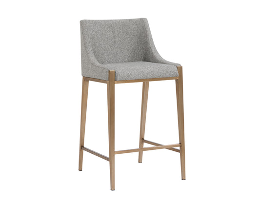 NAHLA DIONNE COUNTER STOOL - MONUMENT PEBBLE