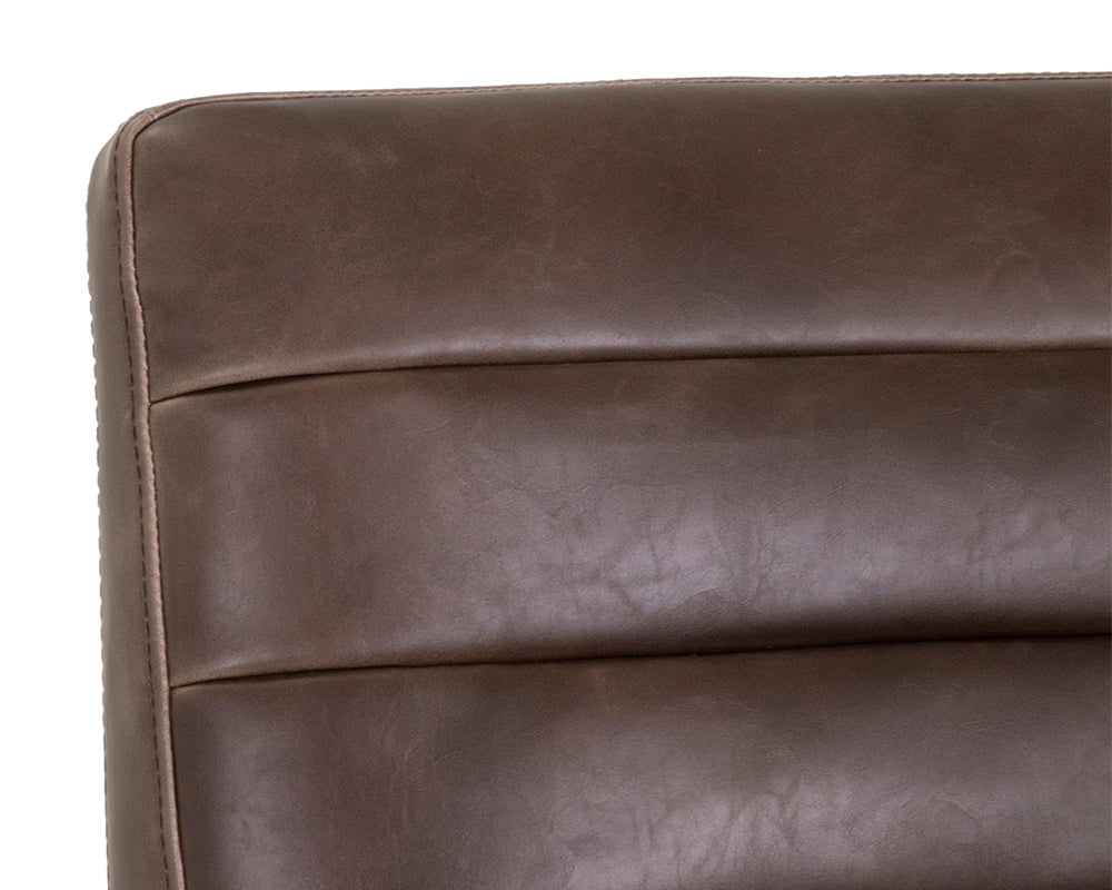 NAHLA SPYROS BARSTOOL - HAVANA DARK BROWN
