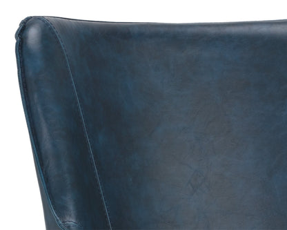 NAHLA FRANKLIN DINING ARMCHAIR - VINTAGE BLUE