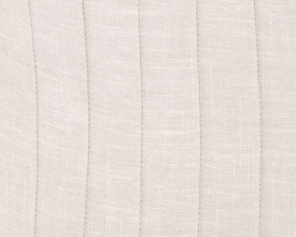 NAHLA HALDEN DINING CHAIR - BEIGE LINEN