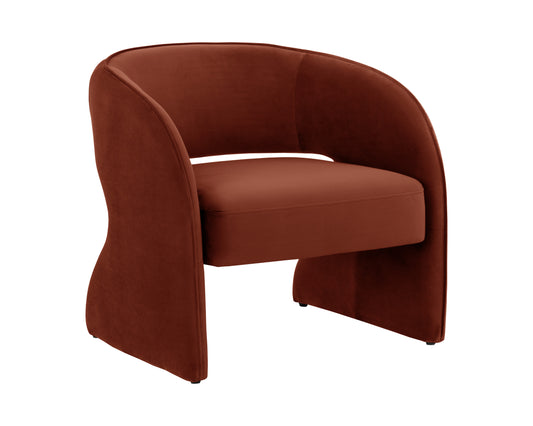 NAHLA ROSALIA LOUNGE CHAIR - MEG RUST