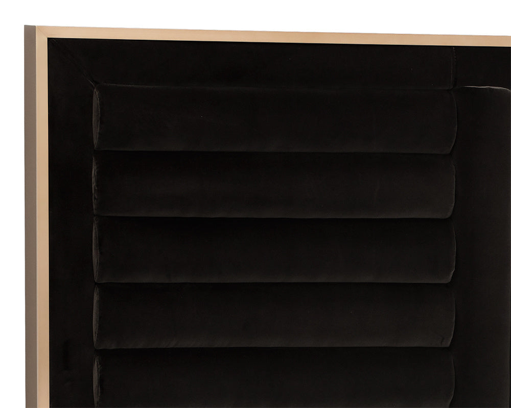 NAHLA MABEL BED - KING - ABBINGTON CHARRED BROWN