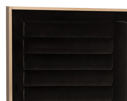 NAHLA MABEL BED - KING - ABBINGTON CHARRED BROWN
