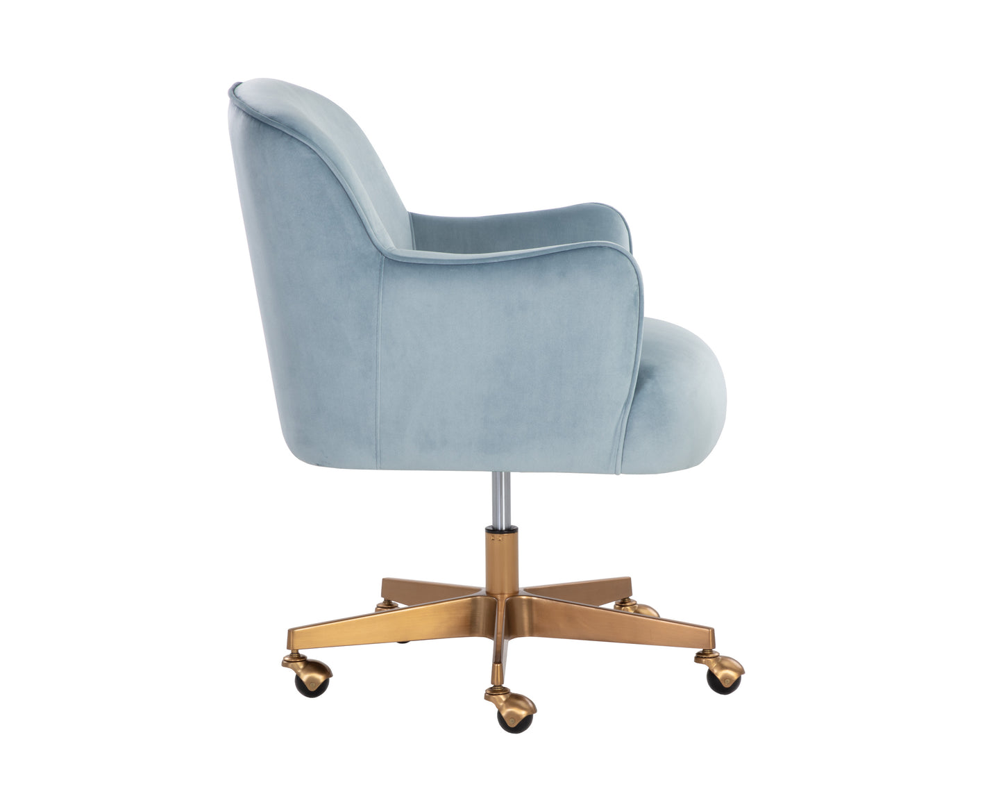 NAHLA KARINA OFFICE CHAIR - CORNFLOWER BLUE SKY