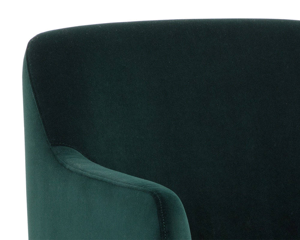 NAHLA JAIME DINING ARMCHAIR - MEG DARK EMERALD