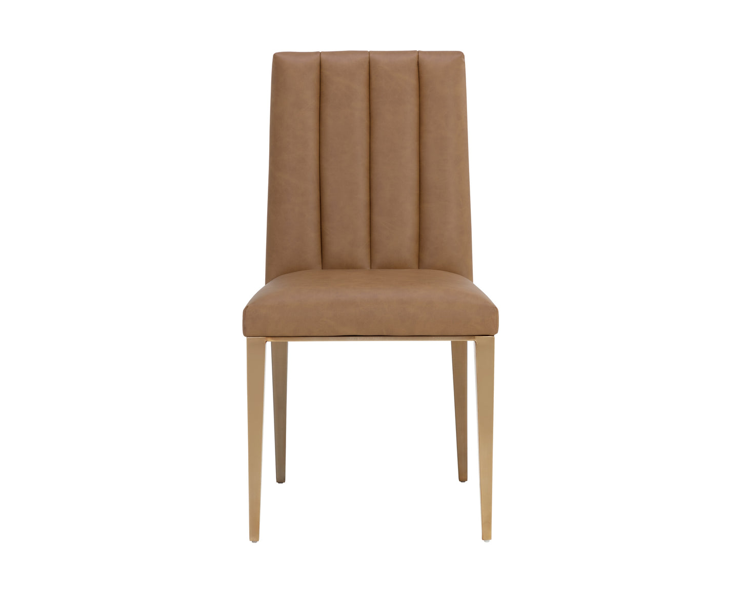 NAHLA WILBUR DINING CHAIR - MILLIKEN COGNAC