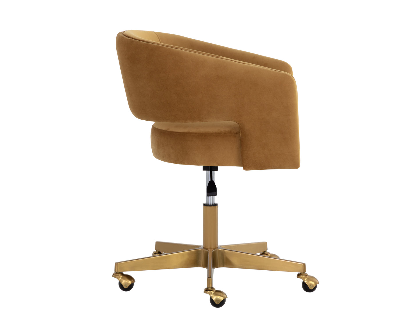 NAHLA CLAREN OFFICE CHAIR - GOLD SKY