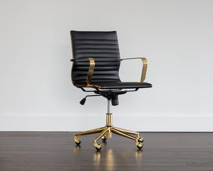 NAHLA JESSICA OFFICE CHAIR - BLACK