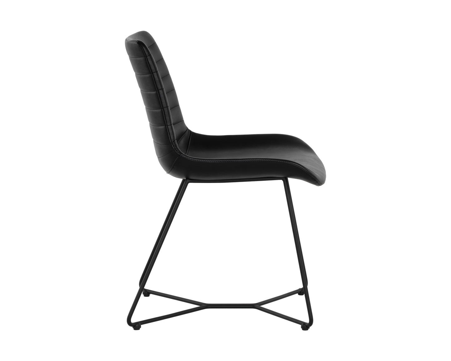 NAHLA GRACEN DINING CHAIR - NIGHTFALL BLACK