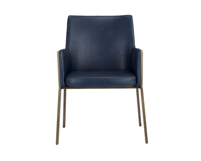 NAHLA BERNADETTE DINING ARMCHAIR - BRAVO ADMIRAL