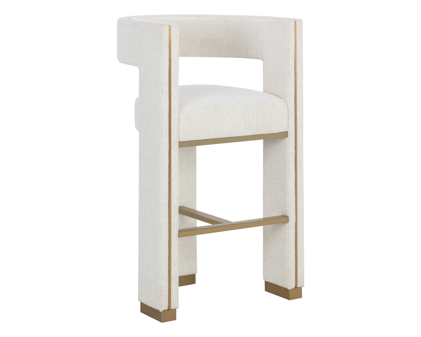 NAHLA ADAMINA BARSTOOL - RHEA LIGHT BARLEY