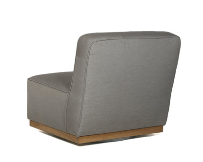 NAHLA CARBONIA SWIVEL LOUNGE CHAIR - PALAZZO TAUPE