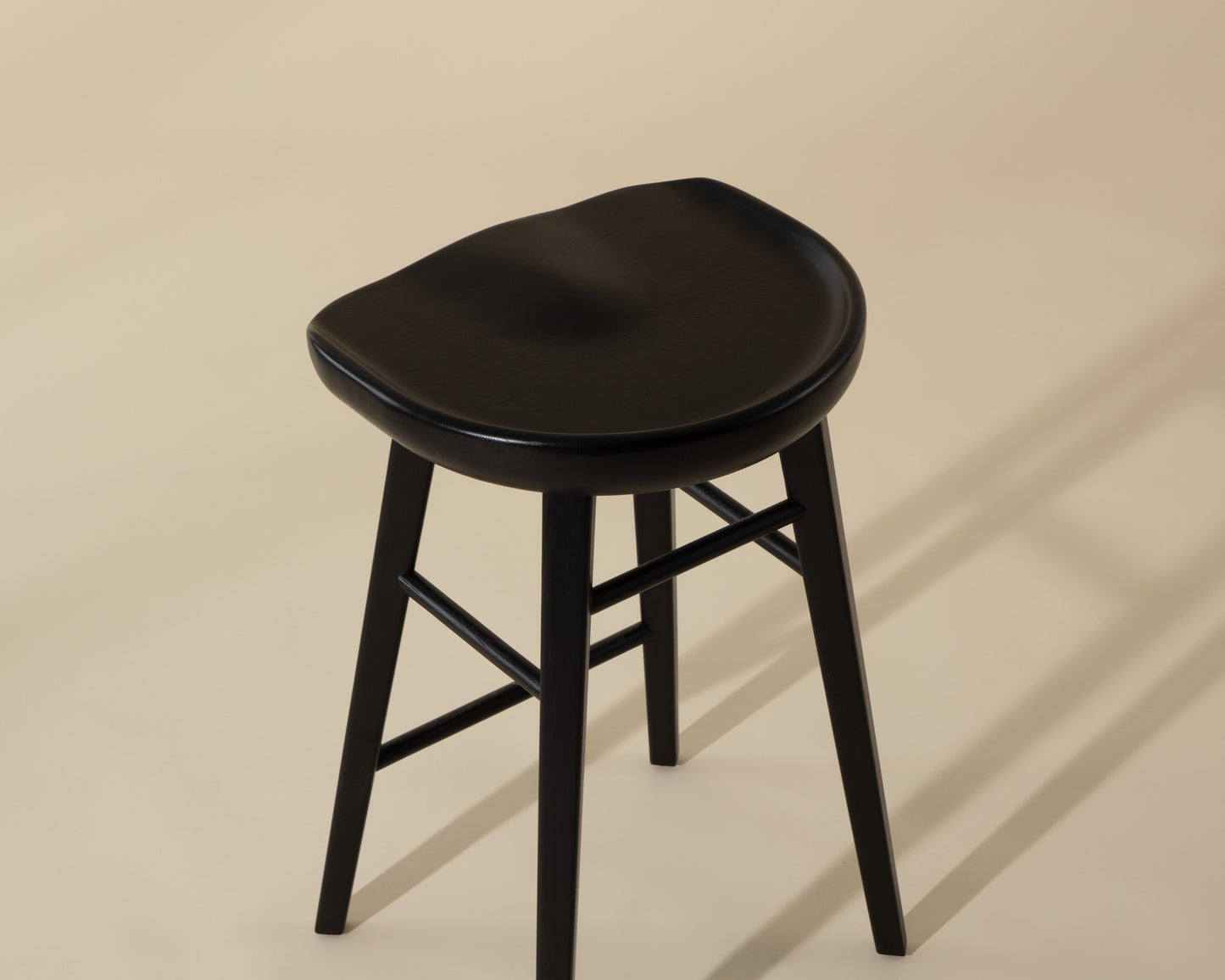 NAHLA DOMINIC COUNTER STOOL - BLACK