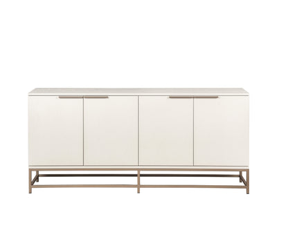 NAHLA REBEL SIDEBOARD - LARGE - CHAMPAGNE GOLD - CREAM
