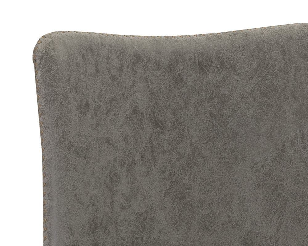 NAHLA CAL OFFICE CHAIR - ANTIQUE GREY
