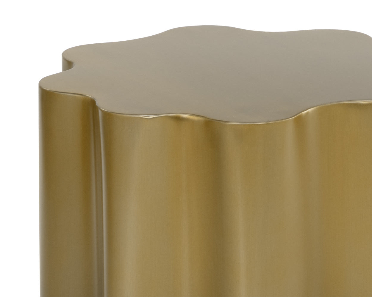 NAHLA DAHLIA END TABLE - GOLD OMBRE