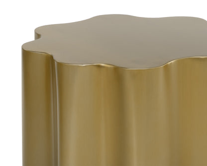 NAHLA DAHLIA END TABLE - GOLD OMBRE