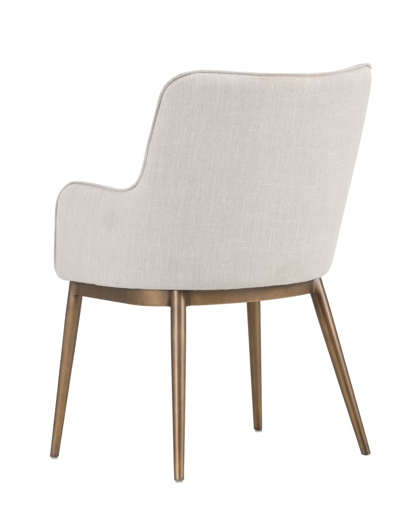 NAHLA FRANKLIN DINING ARMCHAIR - BEIGE LINEN