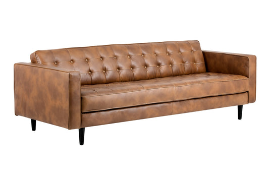 NAHLA DONNIE SOFA - TOBACCO TAN