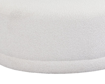 NAHLA LAKEN SOFA CHAISE - LAF - COPENHAGEN WHITE