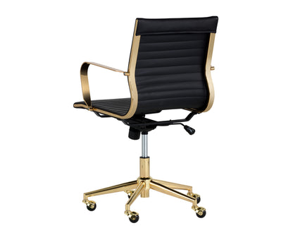 NAHLA JESSICA OFFICE CHAIR - BLACK