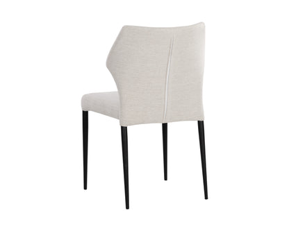 NAHLA JAMES STACKABLE DINING CHAIR - CITY BEIGE