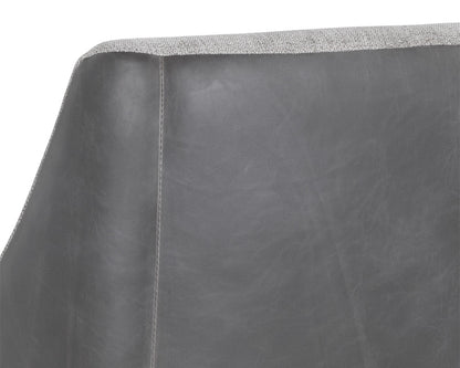 NAHLA AURORA COUNTER STOOL - POLO CLUB STONE / OVERCAST GREY