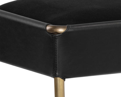 NAHLA BELLEVUE BENCH - ABBINGTON BLACK / BRAVO BLACK