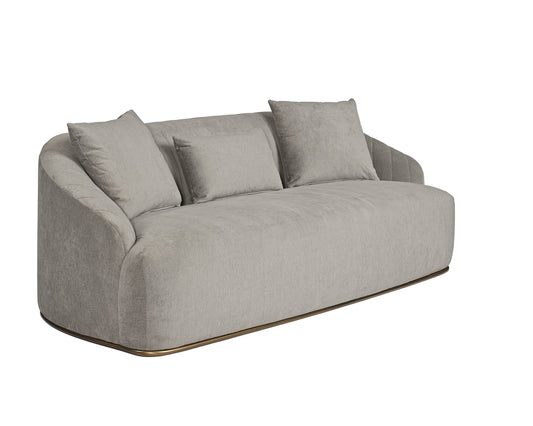NAHLA ASTRID SOFA - POLO CLUB STONE