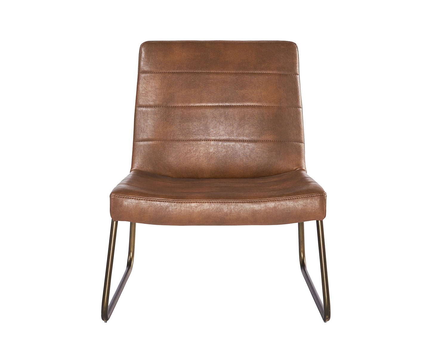 NAHLA ANTON LOUNGE CHAIR - BRAVO COGNAC
