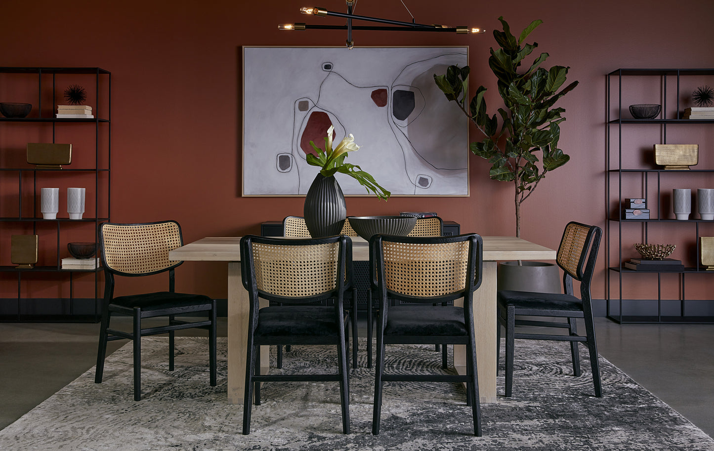 NAHLA CONNECTIVITY - 72" X 48" - NATURAL FLOATER FRAME